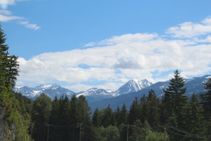 Roadside Views of mountains