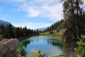 A perfect spot over a lake