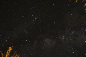 Clear night stars